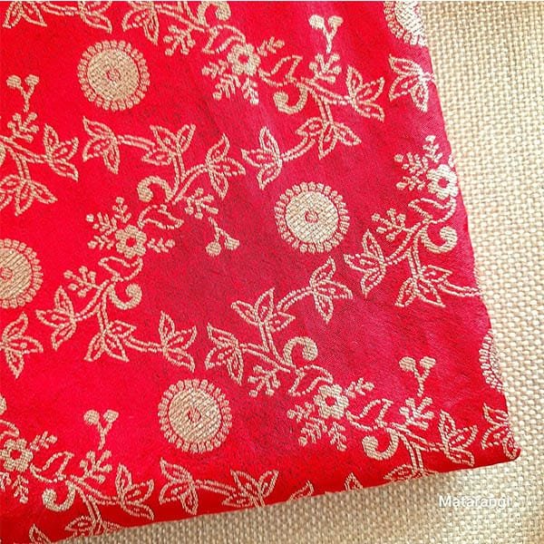 Saree 03 Golden Pure Handloom Tissue Silk Saree