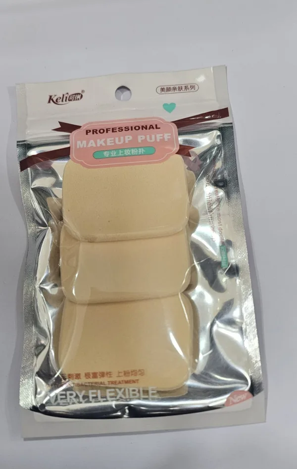 keli professional makeup puff 1pack 3piecs