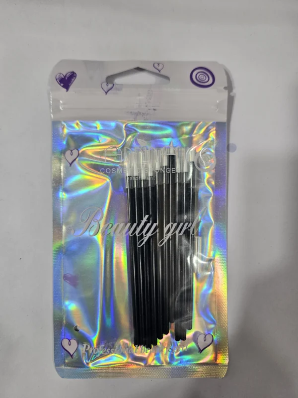 beauty girl disposable eyeliner brush 1pack 10 brushesh
