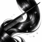 toni & guy carbon tail comb – precise styling, smooth glide