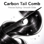 toni & guy carbon tail comb – precise styling, smooth glide