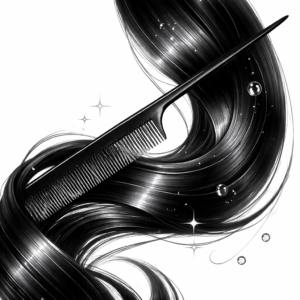 toni & guy carbon tail comb – precise styling, smooth glide