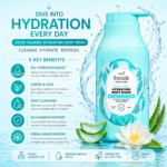 foxtale aqua plunge hydrating body wash 250ml – moisturizes & refreshes skin