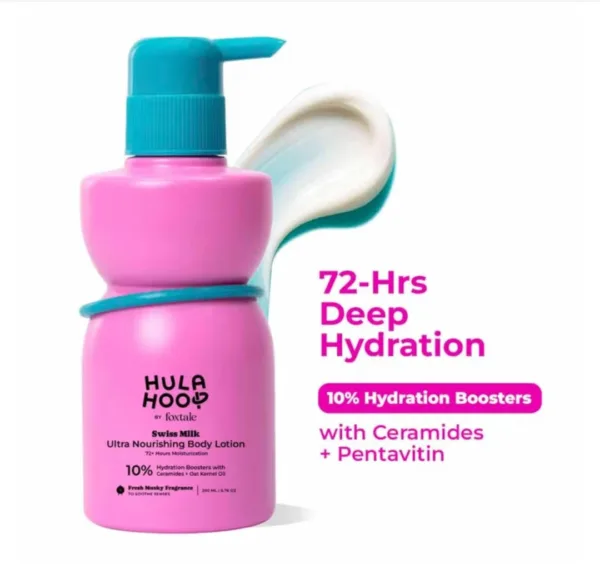 foxtale hula hoop swiss milk ultra nourishing body lotion 200ml
