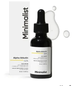 minimalist alpha arbutin 02% face serum 30ml