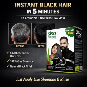 siso hair color shampoo based 01 natural black 100ml