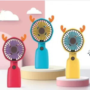 usb fan handheld desktop mini fan – portable, quiet, rechargeable