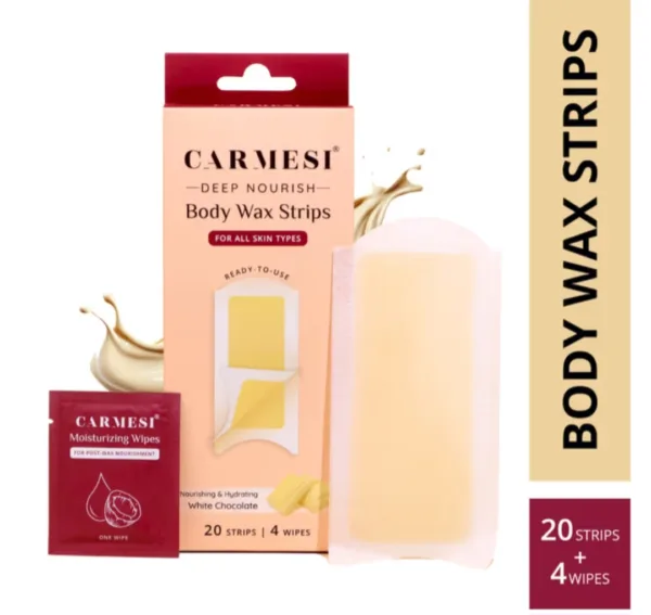 carmesi deep nourish body wax strip all skin types