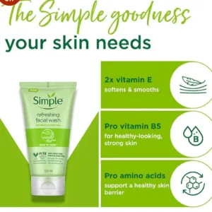 simple refreshing facial wash 100ml