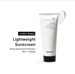 minimalist spf50 sunscreen 50g