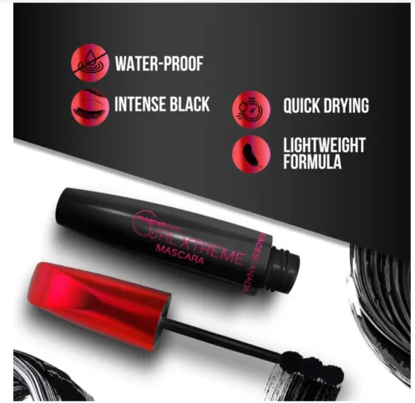faces canada magneteyes curl xtreme mascara waterproof 8ml