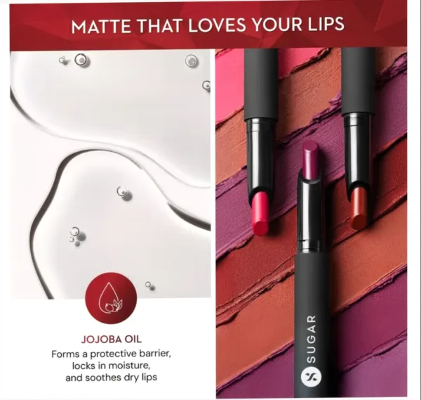 sugar matte attack transferproof lipstick 10 depeach mode 2g