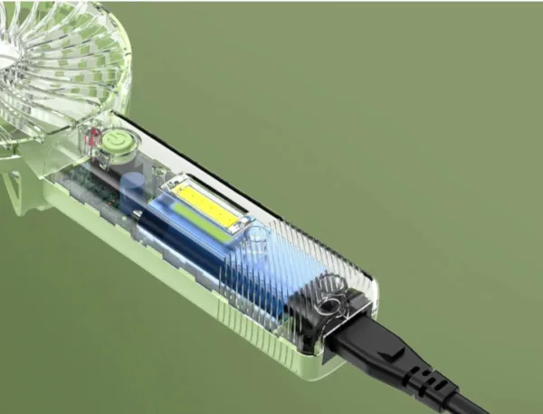dp duration power portable rechargeble fan