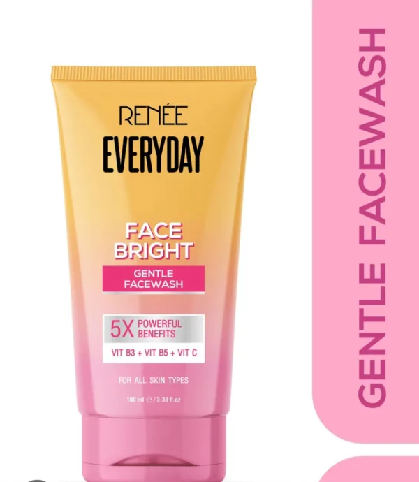renÈe everyday face bright gentle face wash 100ml