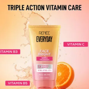 renÈe everyday face bright gentle face wash 100ml