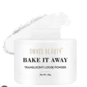 swiss beauty bake it away translucent loose powder 28g