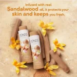 pond's sandal radiance talcum powder natural sunscreen 50g