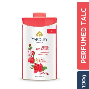 yardley london royal red roses perfumed beauty talc 100g