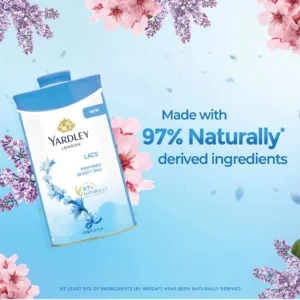 yardley landon lace perfumed talc 100g