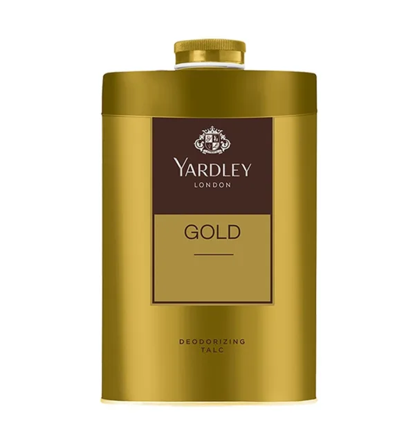 yardley landon gold deodorant talc 100g yardley landon gold deodorant talc 100g
