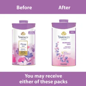 yardley landon morning dew perfumed talc 100g