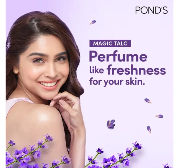 pond's magic freshness talc powder acacia honey 100g