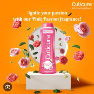 cuticura rose fresh talcum powder 100g