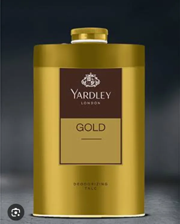 yardley london gold deodorizing talc 50g yardley london gold deodorizing talc 50g