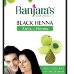 banjaras black henna hibiscus + henna healthy natural black 50g