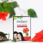 banjaras black henna hibiscus + henna natural black 50g