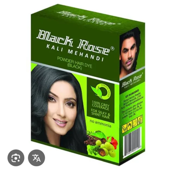 black rose kali mehandi black henna 50g
