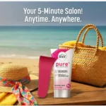 veet pure hair removal cream organic alovera & rose extracts normal skin 30g