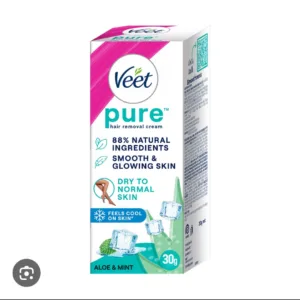 veet pure hair removal cream organic alovera sensitive skin 30g