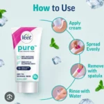veet pure hair removal cream organic alovera sensitive skin 30g