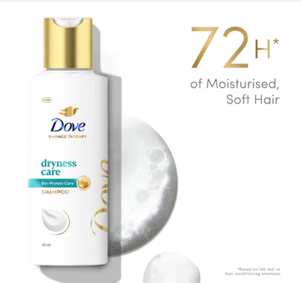 dove dryness care bio protien care shampoo 75ml dove dryness care bio protien care shampoo 75ml