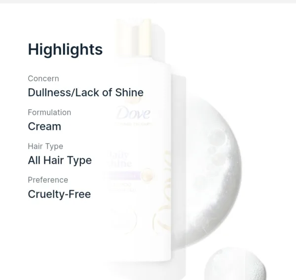 dove daily shine bio protein care shampoo 75ml dove daily shine bio protein care shampoo 75ml