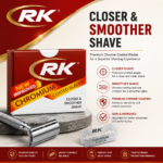 RK Chromium Coated Blades 50N for Smooth Shaving
