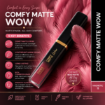 facescanada comfy matte wow lip color 11 magnetic 3.8ml