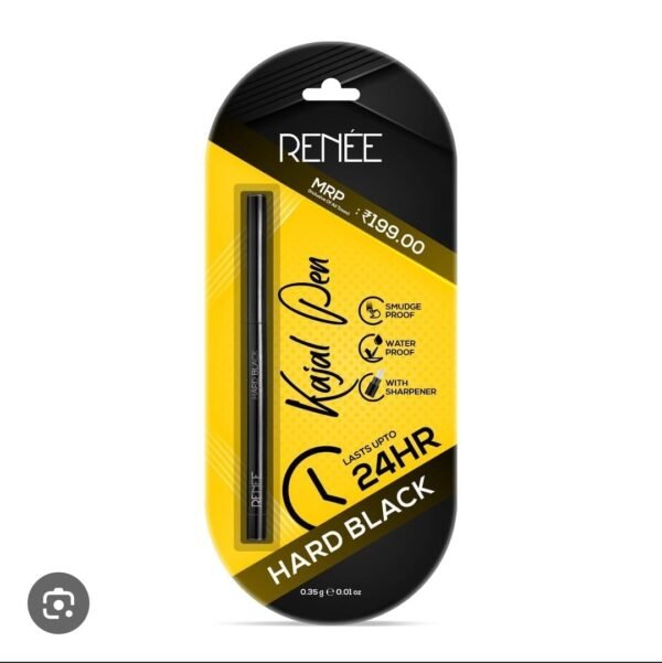 renÈe kajal pen 24hr lasting hard black 0.35g
