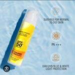 facescanada watergel sunscreen spf50 pa+++ 1% hyaluronic acid & vitamin c 50g