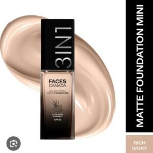 facescanada 3in1 all day hydra matte foundation 013 rich ivory 30ml