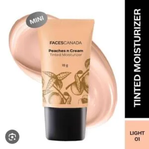 facescanada peaches n cream tinted moisturizer 01 light 18g