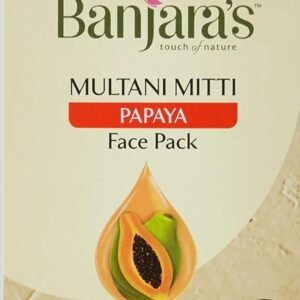 banjara's multani mitti papaya face pack 100g