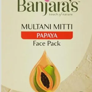 banjara's multani mitti papaya face pack 100g