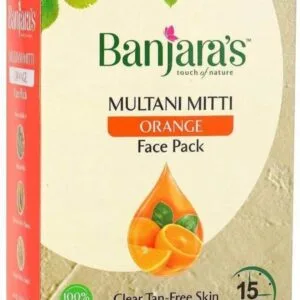 banjara's multani mitti orange face pack 100g