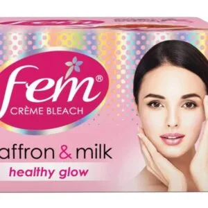 fem cream bleach saffron&milk healthy glow 8g