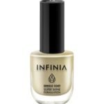 infinia single coat super shine nail color 09 gold sparkle 10ml