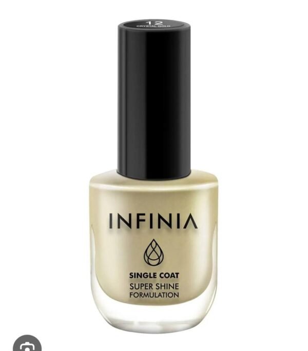 infinia single coat super shine nail color 09 gold sparkle 10ml infinia single coat super shine nail color 09 gold sparkle 10ml
