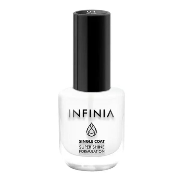 infinia single coat super shine nail color 02 marshmallow 10ml