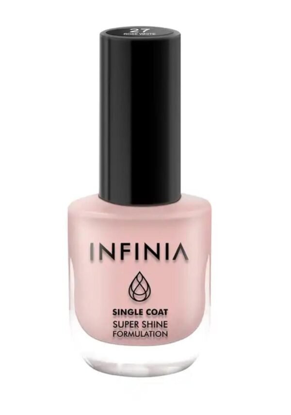 infinia single coat super shine nail color 81 beige 10ml infinia single coat super shine nail color 81 beige 10ml